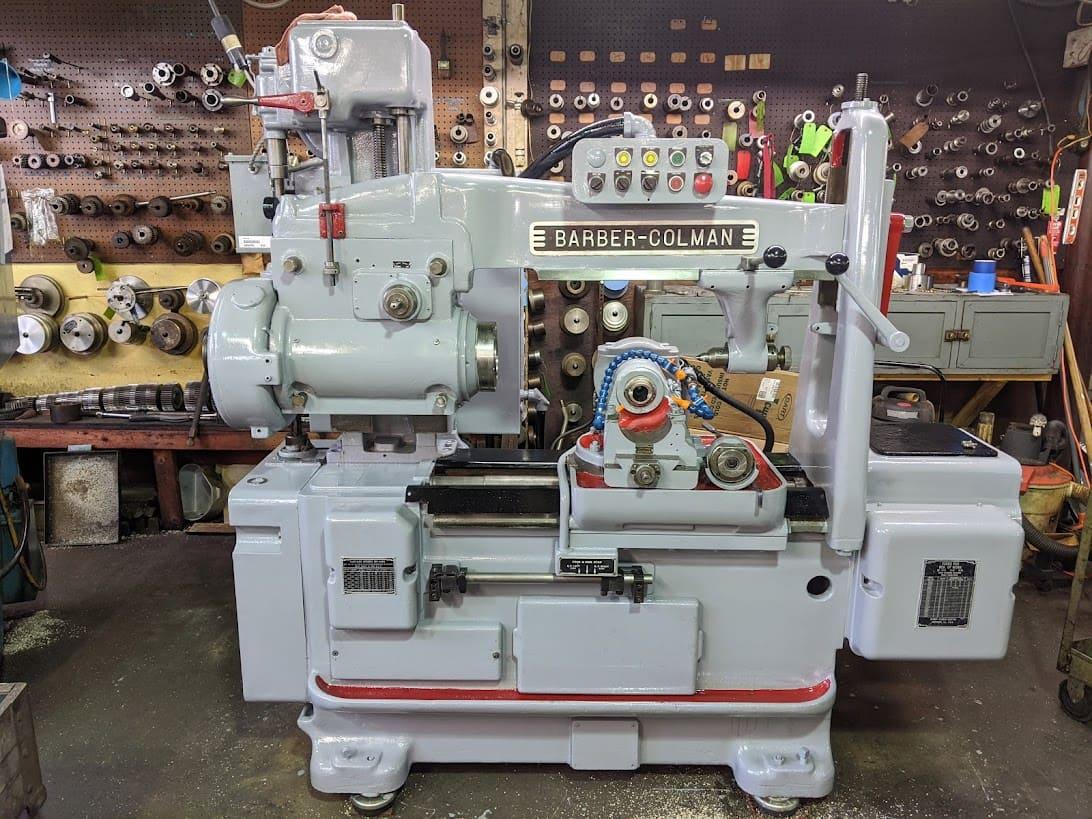 The Barber Colman 16-16 hobbing machine with differential.