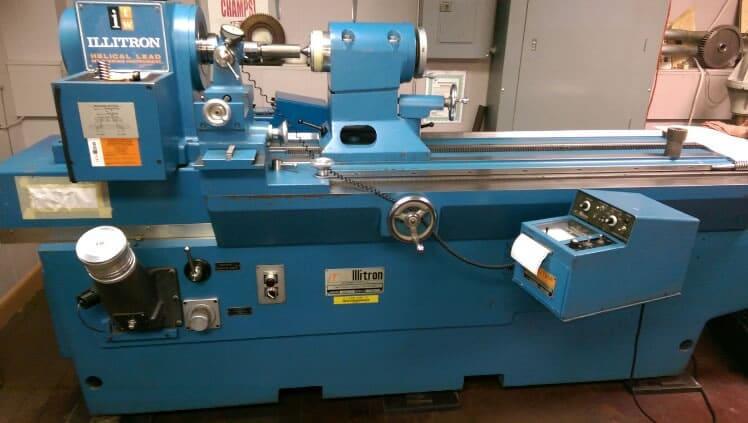 The ITW lead tester measuring helix lead on a gear.