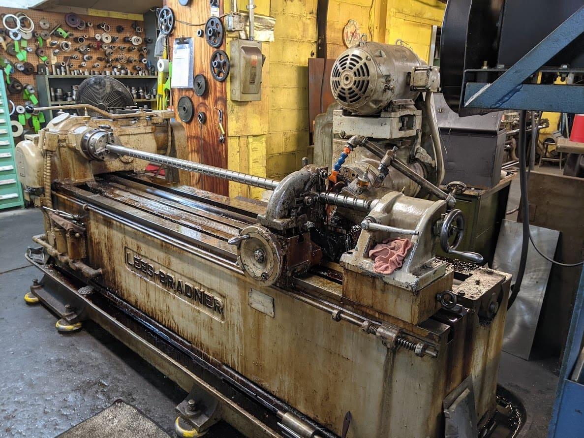 The Lees Bradner thread milling machine.