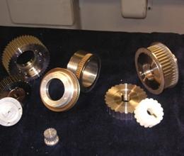 Timing and gear belt pulleys.